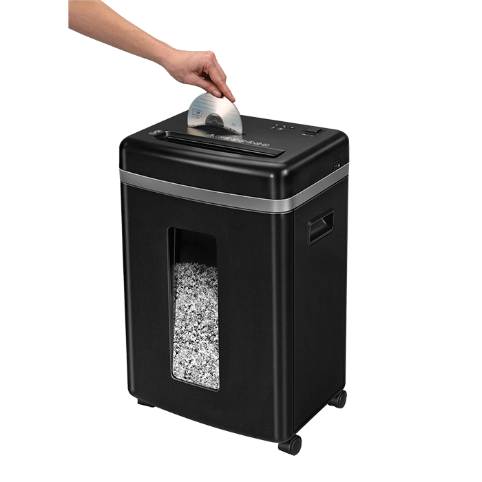 Уничтожитель документов Microshred 450M, 9 лист., фрагменты 2*12мм., корзина 22л. FELLOWES - фото 2