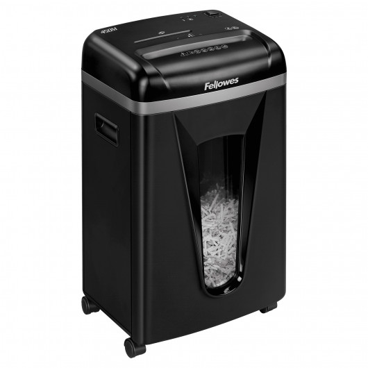 Уничтожитель документов Microshred 450M, 9 лист., фрагменты 2*12мм., корзина 22л. FELLOWES - фото 5