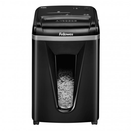 Уничтожитель документов Microshred 450M, 9 лист., фрагменты 2*12мм., корзина 22л. FELLOWES - фото 6