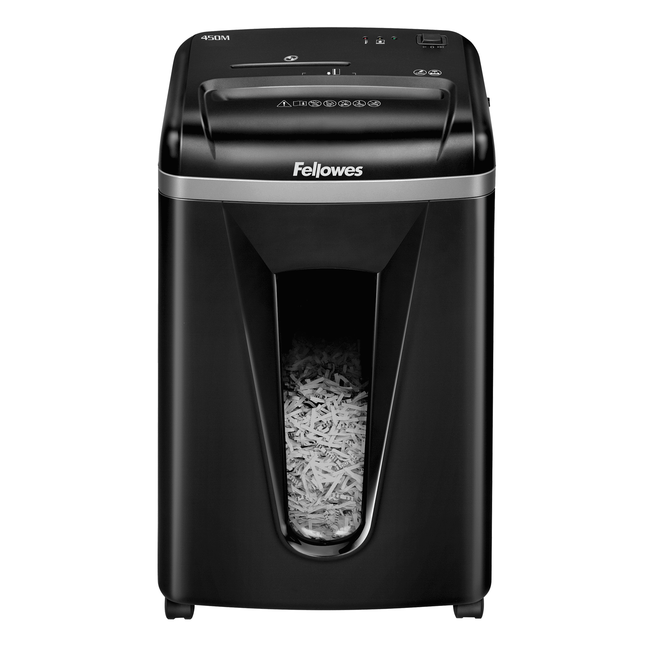 Уничтожитель документов Microshred 450M, 9 лист., фрагменты 2*12мм., корзина 22л. FELLOWES - фото 6