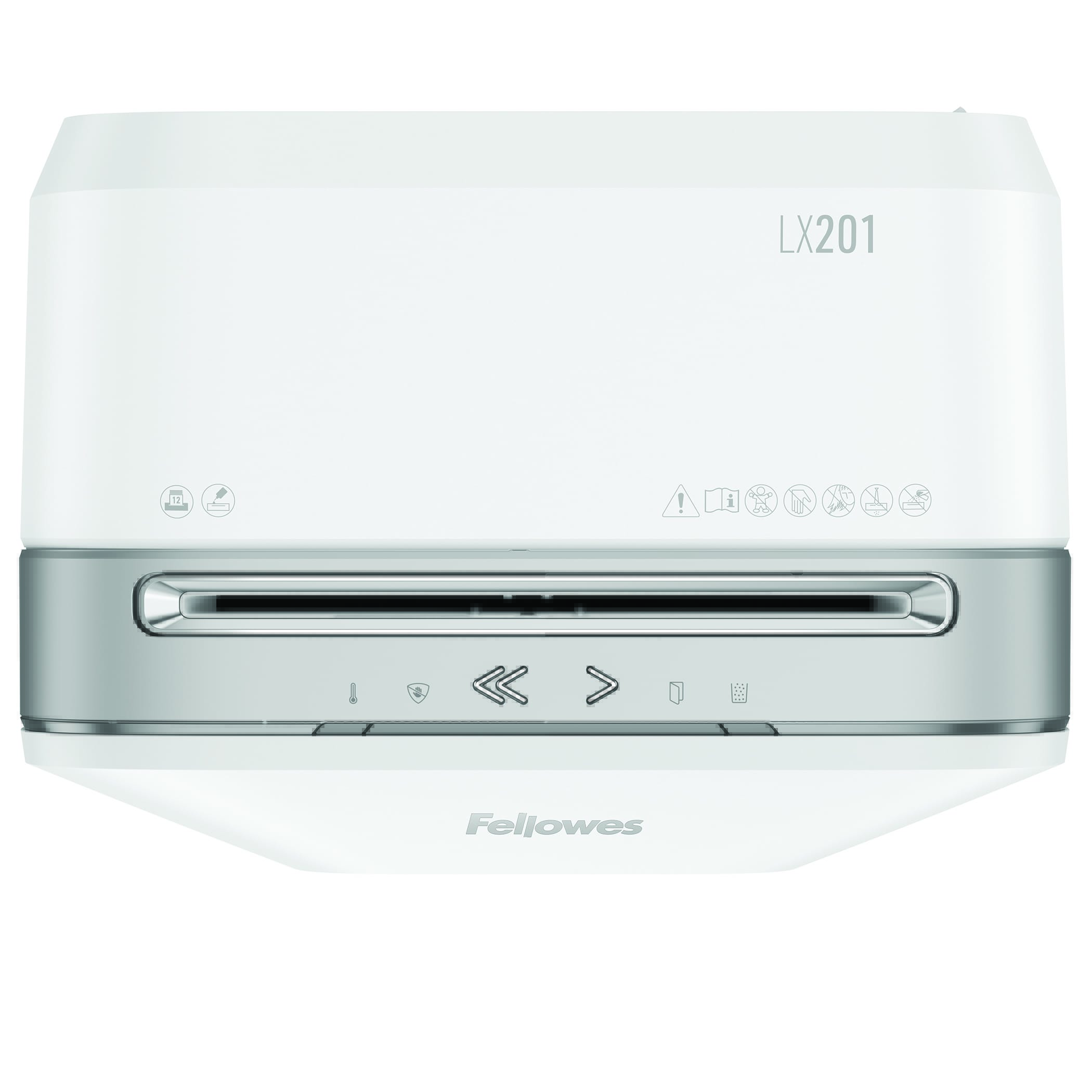 Уничтожитель документов LX201 white, 12 лист., фрагменты 2*12мм., корзина 22л. FELLOWES - фото 3