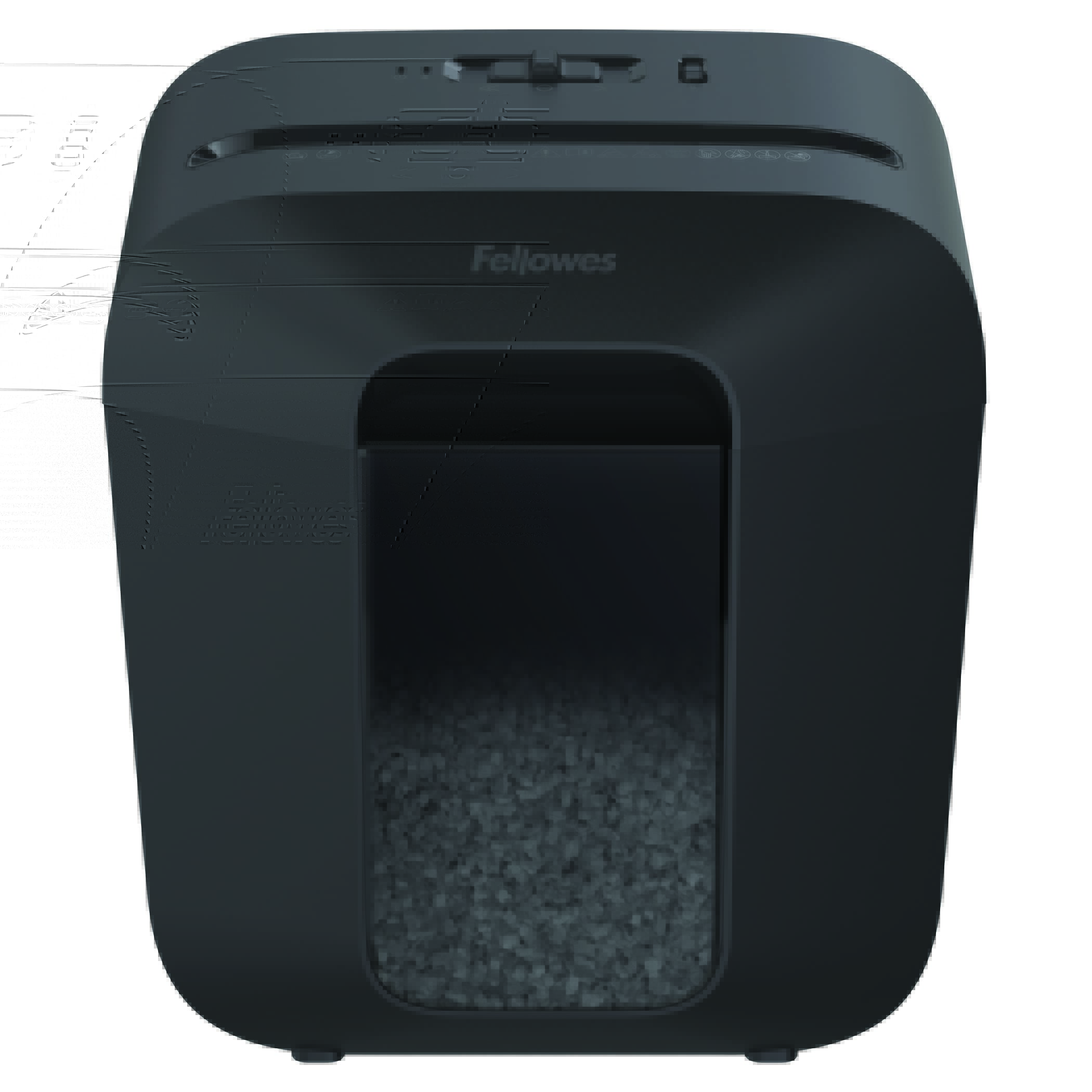 Уничтожитель документов LX25M Mini-Cut, 6 лист., фрагменты 4*12мм., корзина 11,5л. FELLOWES - фото 4