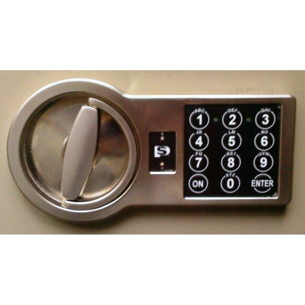 Сейф взломостойкий (670*440*380мм.) электронный кодовый замок, 1 полка, 1 класс, ASК-67T EL new, беж Valberg - фото 2