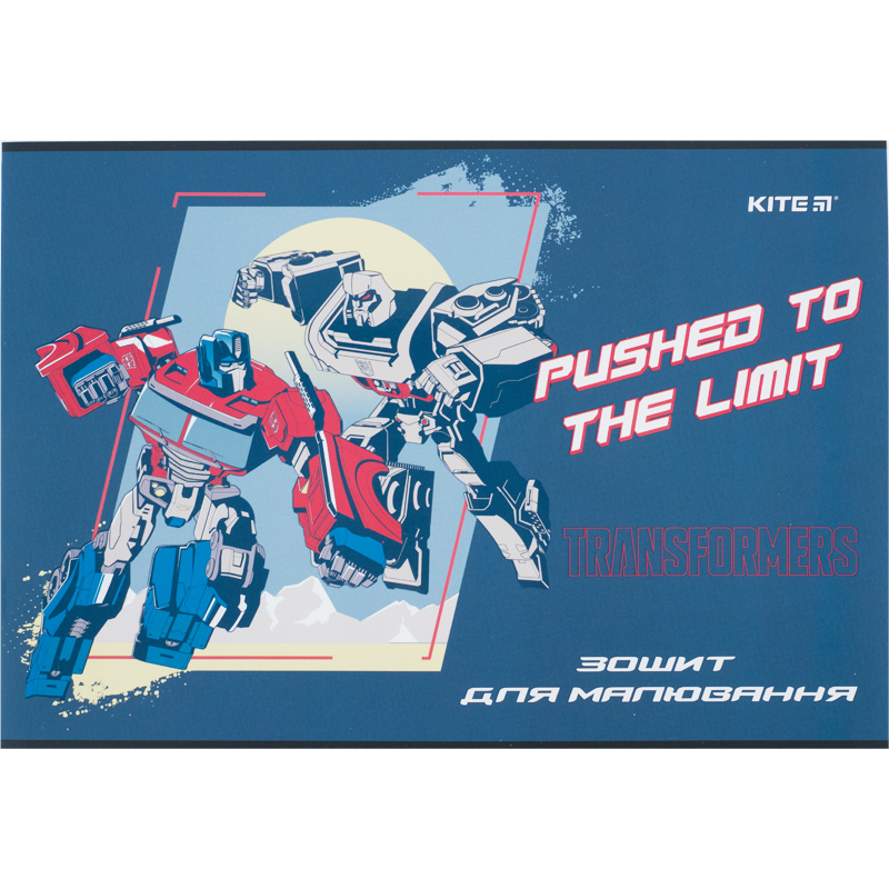 Тетрадь для рисования, 12 л., скоба, софт тач + УФ лак, «Transformers» Kite - фото 11