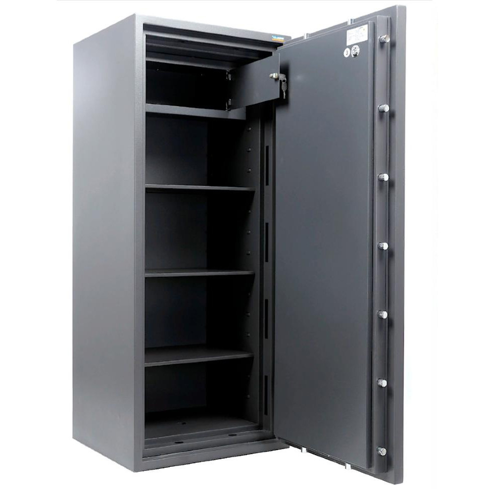 Сейф огневзломостойкий (1652*701*580мм.) элек/код замок, 3 полки, кас/ячейка, 2 класс Gardian165T.EL Valberg - фото 1