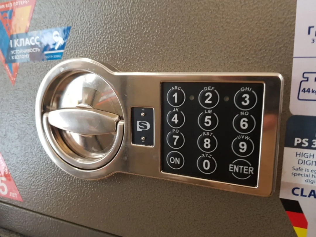 Сейф взломостойкий (250*360*310мм.) электронный кодовый замок, 1 полка, 1 класс, ASК-25 EL, коричн. Valberg - фото 3