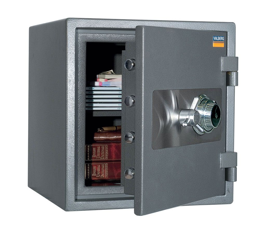 Сейф огневзломостойкий (490*480*455мм.) механический кодовый замок, 1 полка, 2 клас, Gardian 46 СL,  Valberg - фото 1