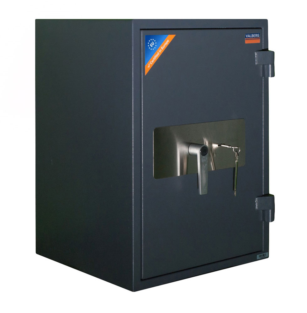 Сейф огневзломостойкий (670*480*455мм.) ключевой замок, 1 полка, кас/ячейка, 2 клас, Gardian 67 T, г Valberg - фото 1