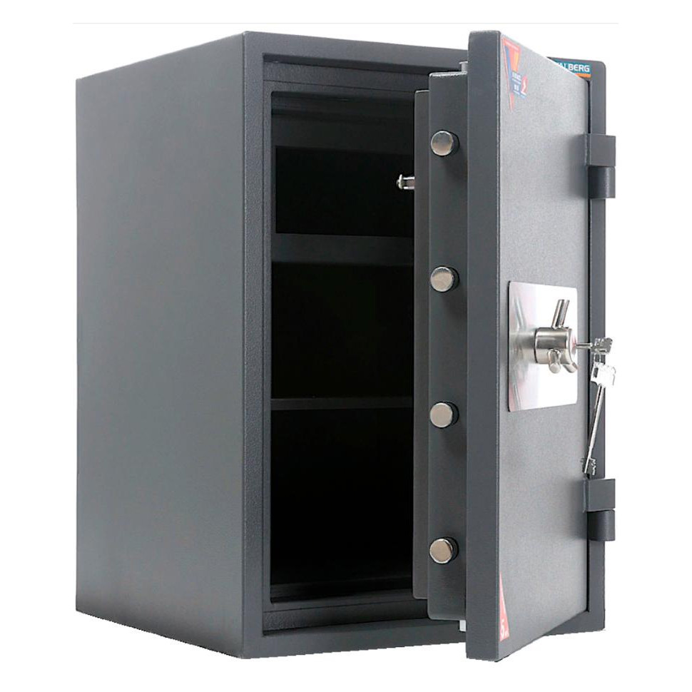 Сейф огневзломостойкий (670*480*455мм.) ключевой замок, 1 полка, кас/ячейка, 2 клас, Gardian 67 T, г Valberg - фото 2