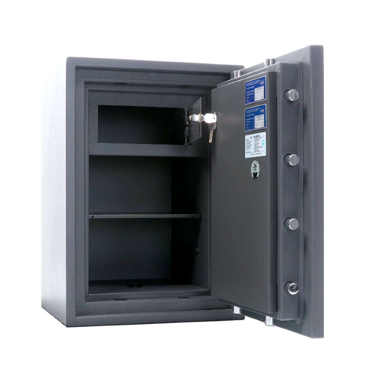 Сейф огневзломостойкий (670*480*455мм.) элек/код. замок, 1 полка, кас/ячейка, 2 клас, Gardian 67T.EL Valberg - фото 2