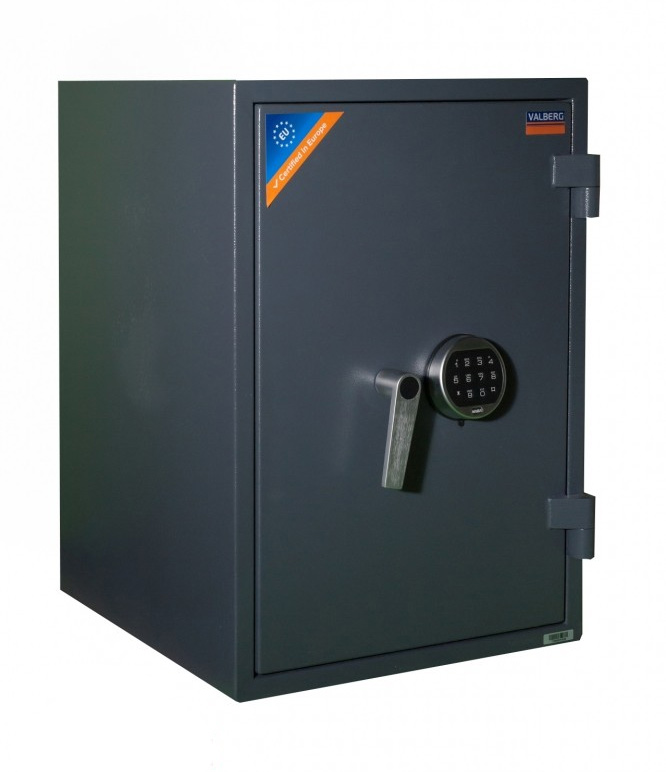 Сейф огневзломостойкий (670*480*455мм.) элек/код. замок, 1 полка, кас/ячейка, 2 клас, Gardian 67T.EL Valberg - фото 3
