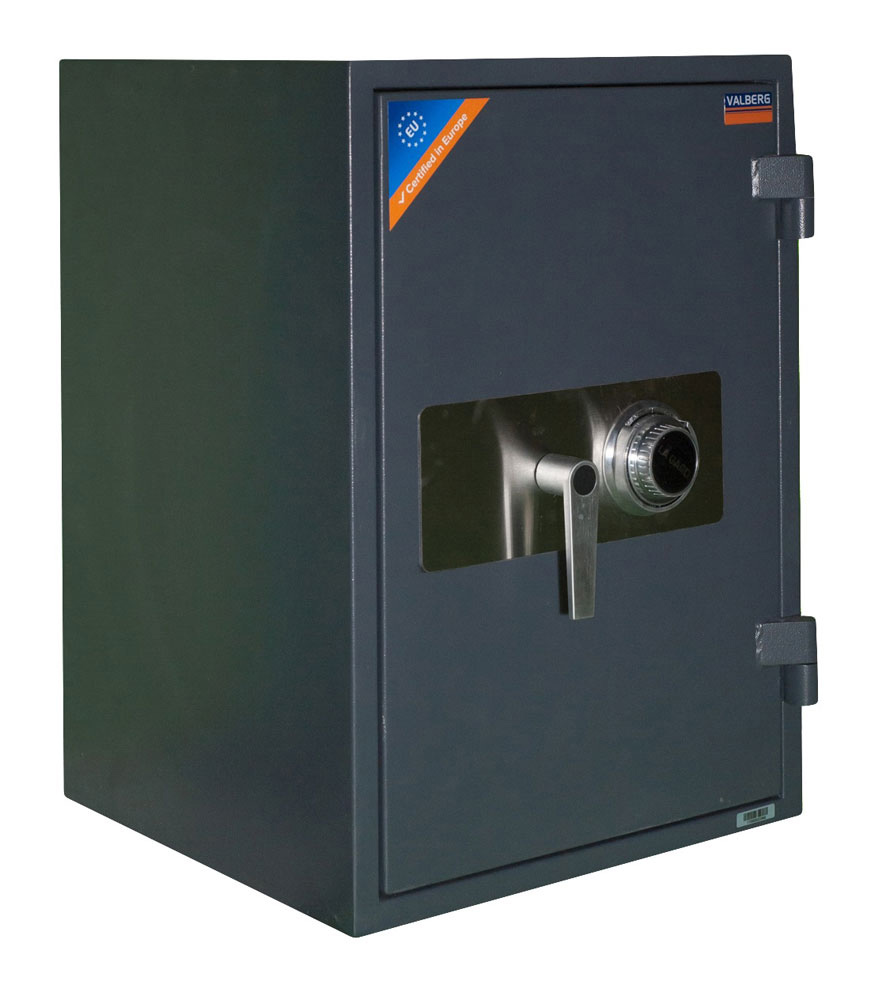 Сейф вогнезламостійкий (670*480*445мм.) мех/код. замок, 1 полиця, кас/відділ 2 клас, Gardian 67T.СL, Valberg - фото 1