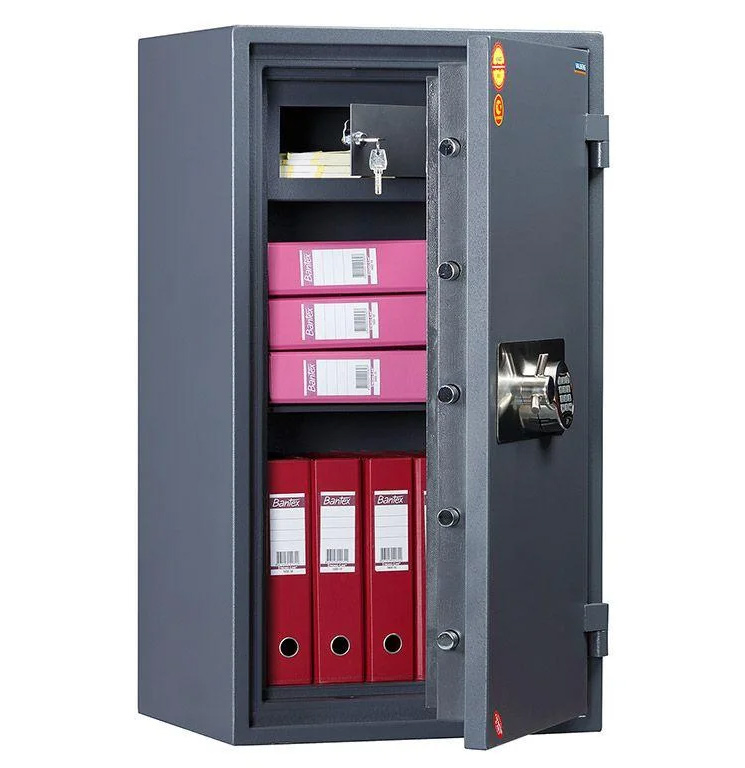 Сейф огневзломостойкий (980*545*455мм.) элек/код. замок, 1 полка, кас/ячейка, 2 класс Gardian 95T.EL Valberg - фото 1