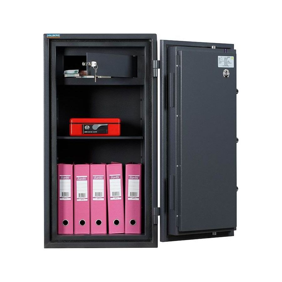 Сейф огневзломостойкий (980*545*455мм.) мех/код. замок, 1 полка, кас/ячейка, 2 клас, Gardian 95T.СL, Valberg - фото 3
