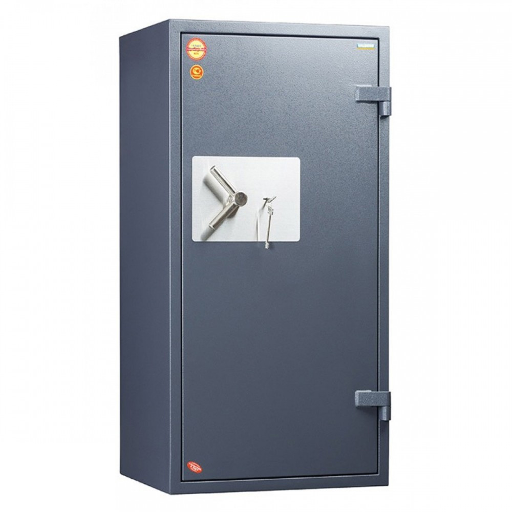 Сейф вогнезламостійкий (1336*701*580мм.) ключовий замок, 2 полиці, кас/відділеня,2 клас, Gardian133T Valberg - фото 2