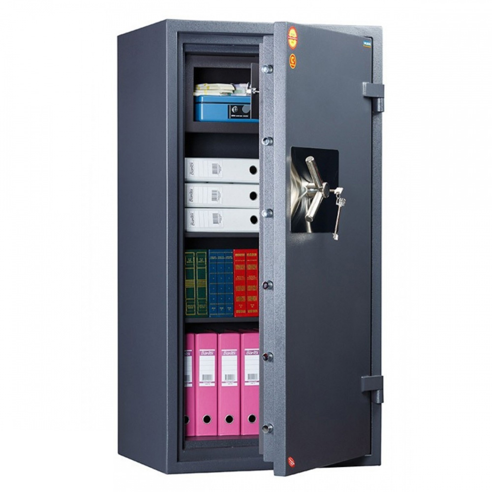 Сейф огневзломостойкий (1336*701*580мм.) мех/код замок, 2 полки, кас/ячейка, 2 клас,Gardian 133T.СL, Valberg - фото 3