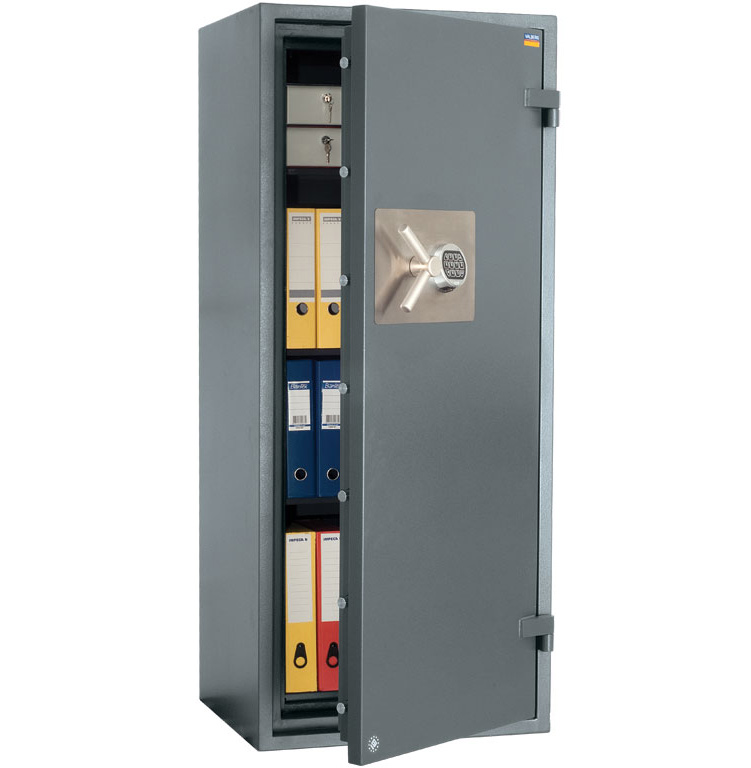 Сейф огневзломостойкий (1652*701*580мм.) элек/код замок, 3 полки, кас/ячейка, 2 класс Gardian165T.EL Valberg - фото 4