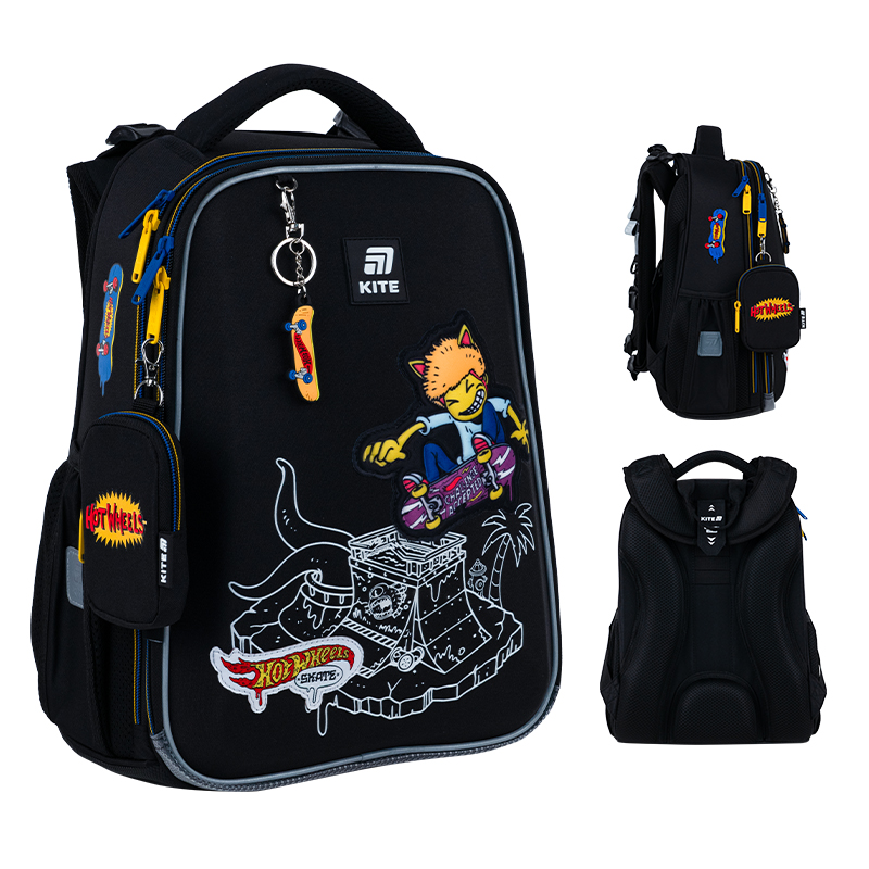 Рюкзак Kite Education каркасный 531 «Hot Wheels» Kite - фото 19