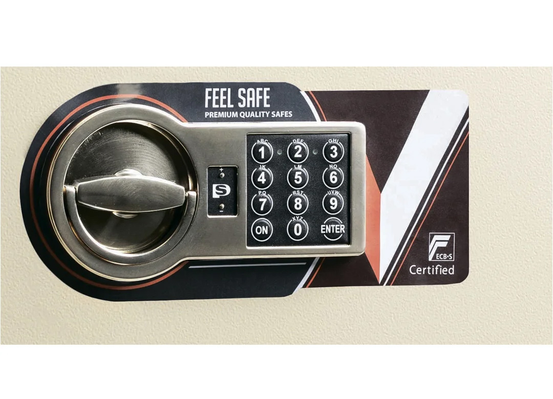 Сейф взломостойкий (670*444*380мм.) элек/код.  замок, 1 полка, кас/ячейка, 1 класс, ASК-67T EL, кори Valberg - фото 2