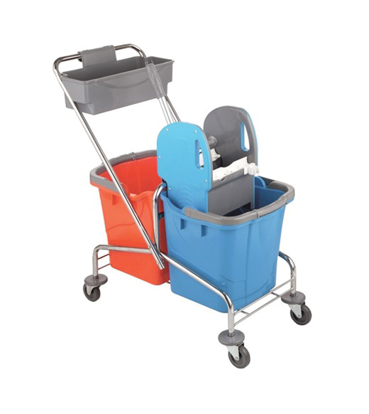Візок для прибирання 2 відра, 25л.+25л., метал Uctem - фото 1