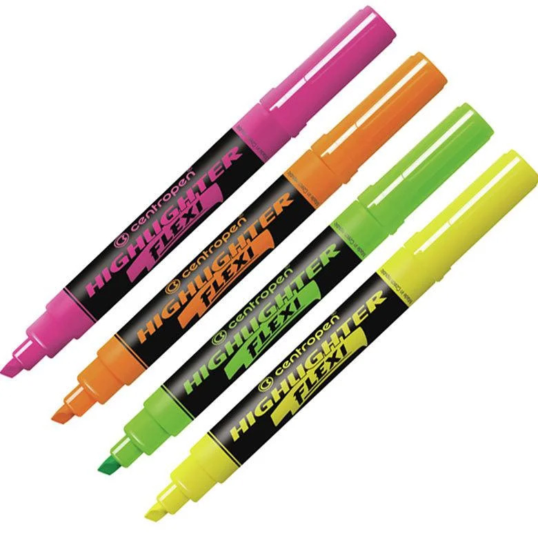 Маркер текстовый Highlighter Flexi 8542, 1-5мм., розов. Centropen - фото 5