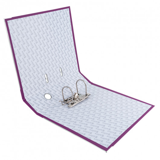 Реєстратор 7,5см. А4 (PP), односторонній, бузковий Axent Delta — фото 3